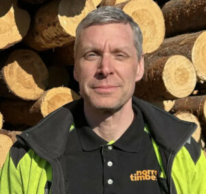 Jens Flodin, produktionsoptimerare på Norra Timber