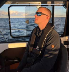 Rasmus Jakobsson, projektledare på HewSaw